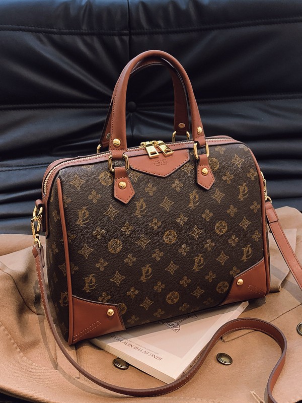 Luxury Bags Coach - Luxury Inspired Vintage Monogram Boston Bag,