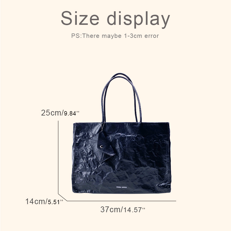 Korean Casual Kraft Paper Tote - Luxury Bags Tote recensie en prijs