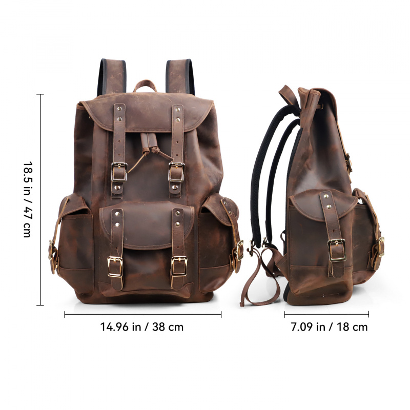 New Arrivals Leather Backpack  - Luxury Bags Laptop recensie en prijs
