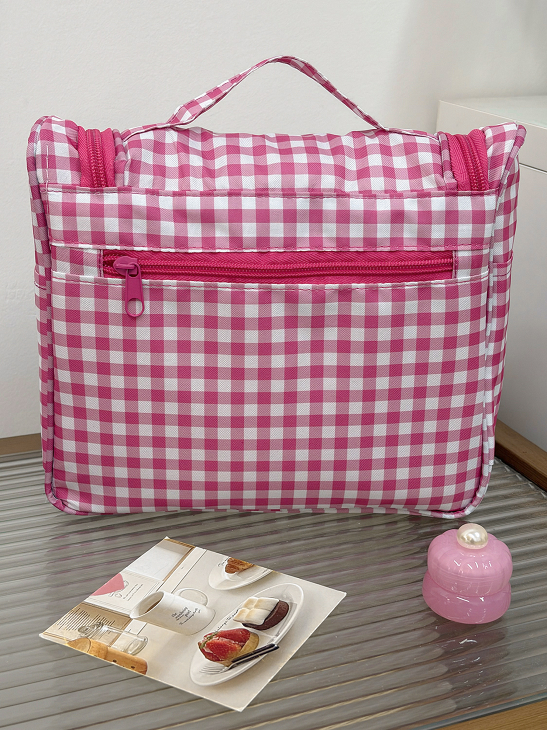Airfriend Cute Grid Makeup Bag - Luxury Bags In China Wholesale recensie en prijs