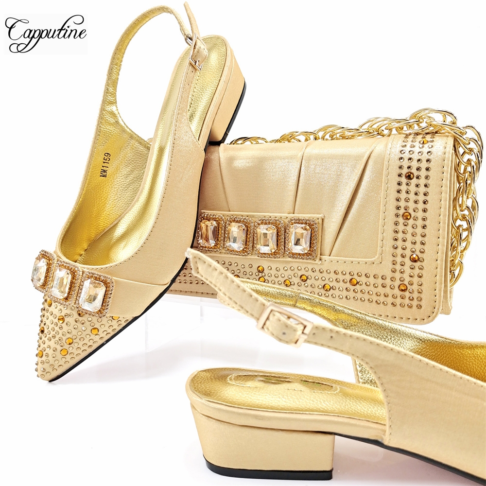 Peach Women Shoes And Bag Set  - Luxury Bags Medium Size recensie en prijs