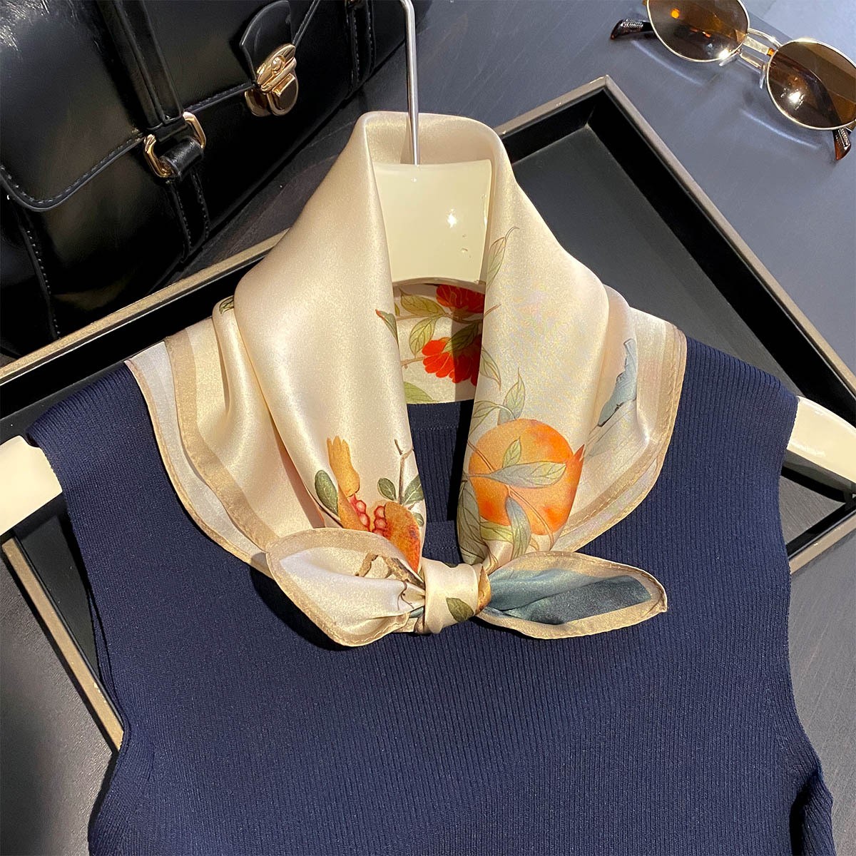 100% Pure Silk Square Scarf Wo - Luxury Bags From China recensie en prijs