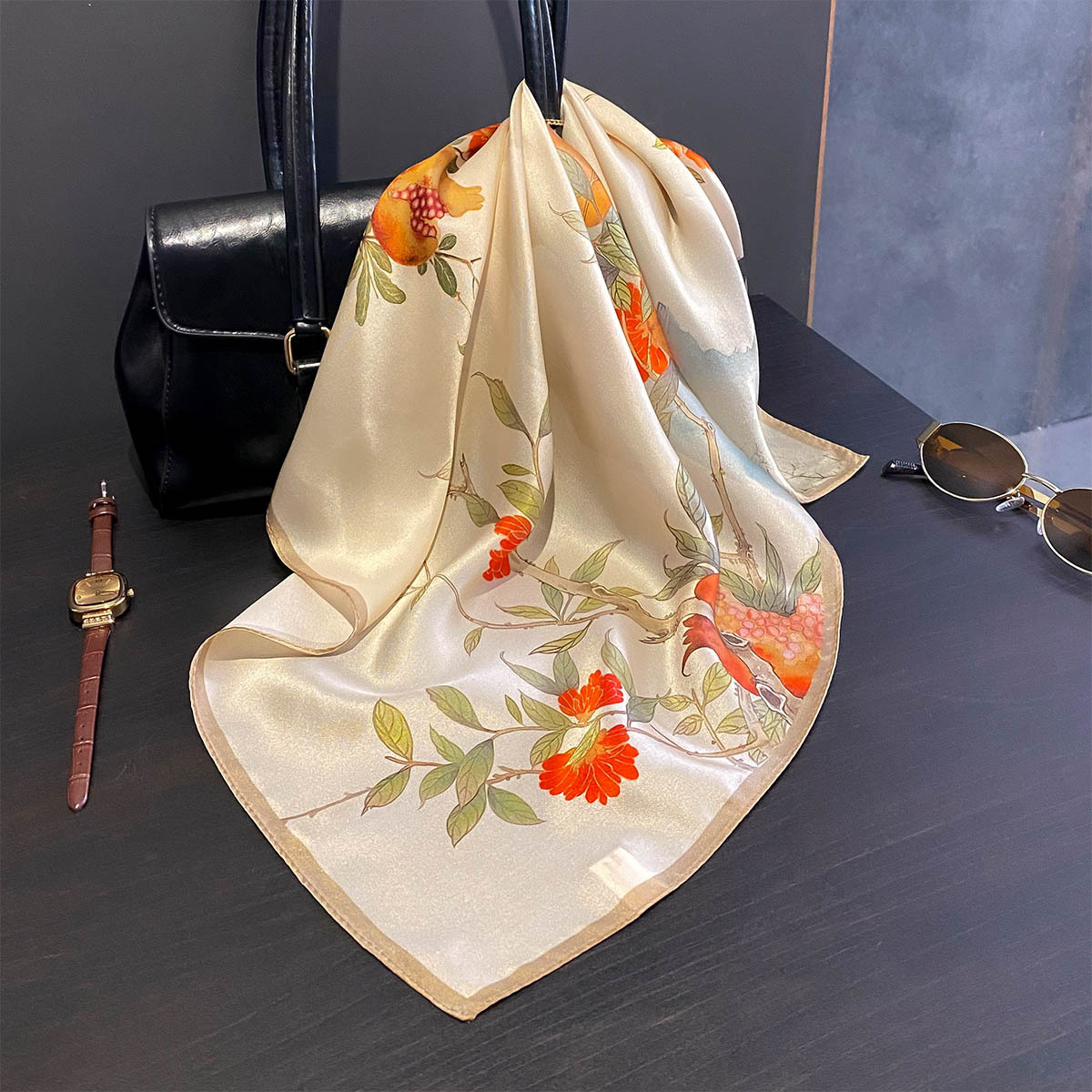 100% Pure Silk Square Scarf Wo - Luxury Bags From China recensie en prijs