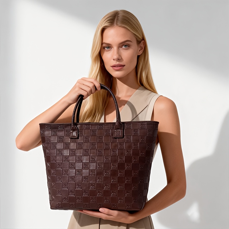 Light Luxury Deep Brown Quilte - Luxury Bags Tote recensie en prijs