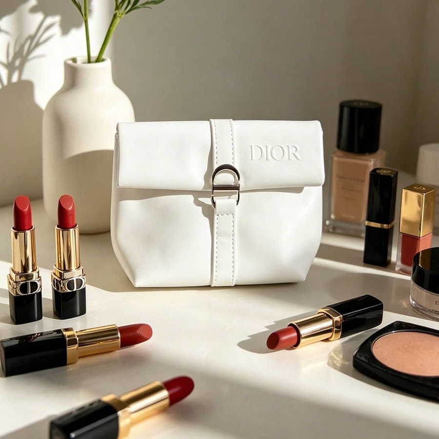 Dior’s Bag White Cosmetic Bag  - Luxury Bags Dior recensie en prijs
