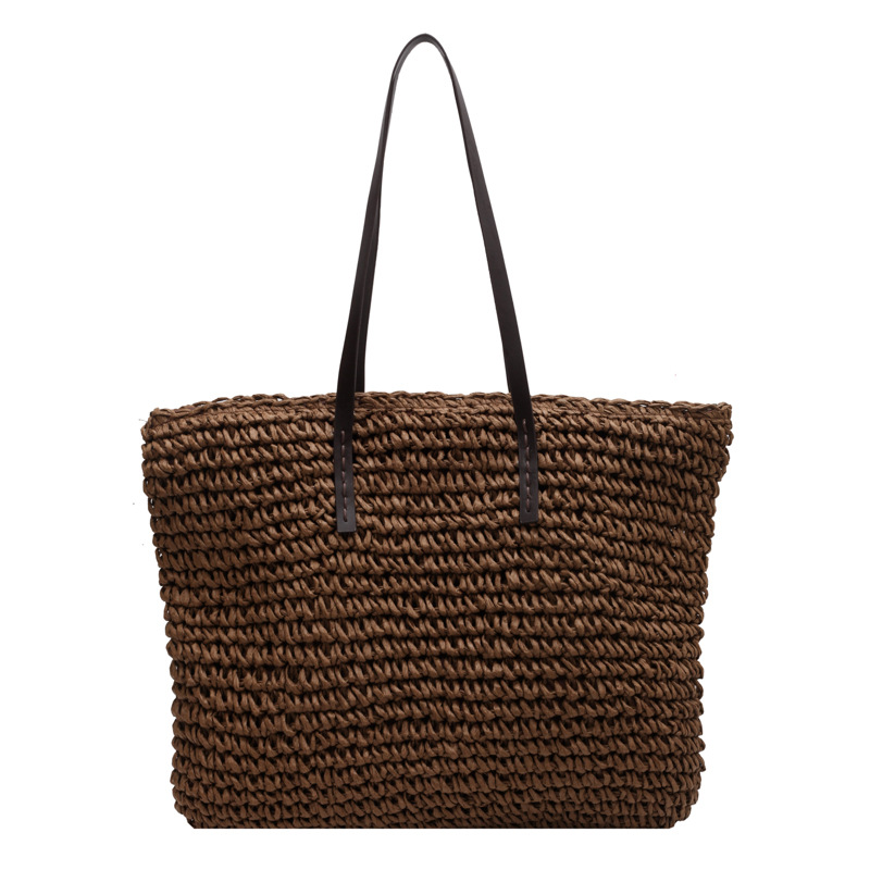 Straw Woven Tote Bags Casual L - Luxury Bags Tote recensie en prijs