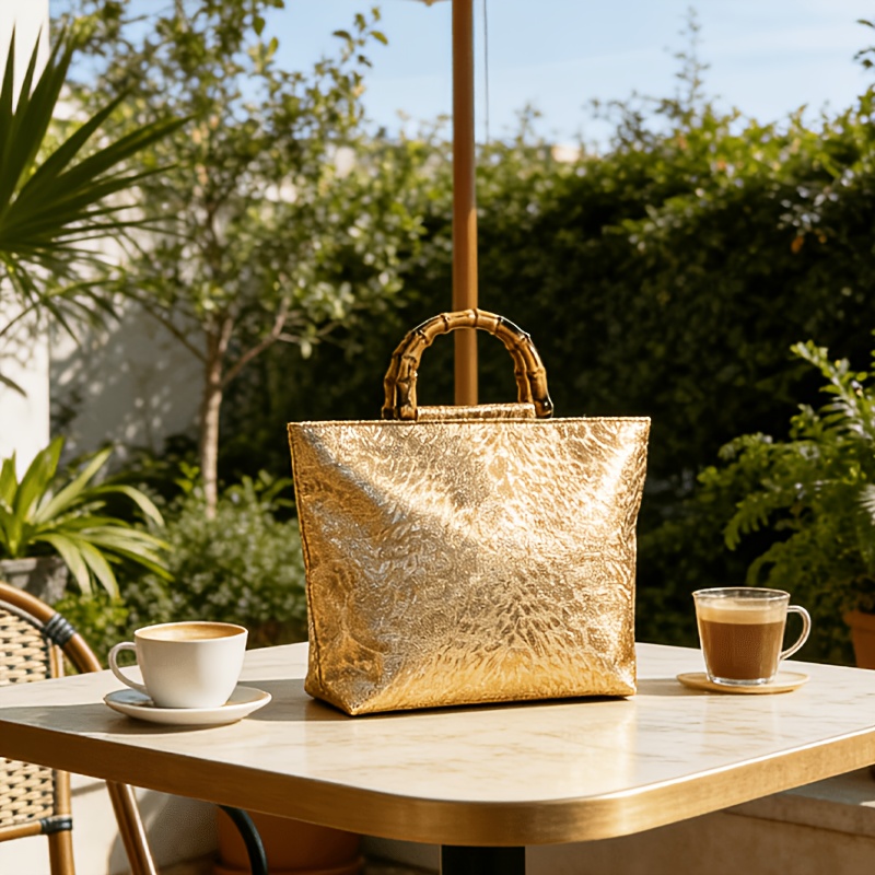 Light luxury metallic gold jac - Luxury Bags Tote recensie en prijs