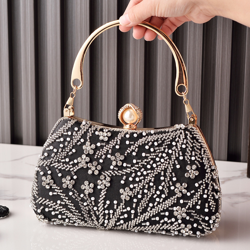 Black Handbag Beading Vintage  - Luxury Bags In China Wholesale recensie en prijs
