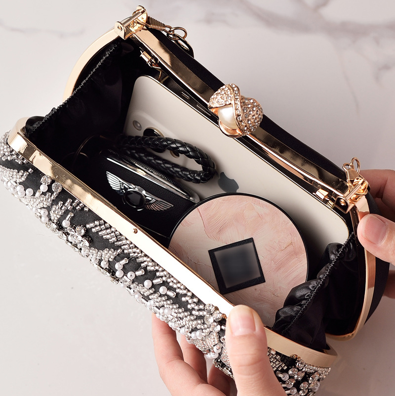 Black Handbag Beading Vintage  - Luxury Bags In China Wholesale recensie en prijs