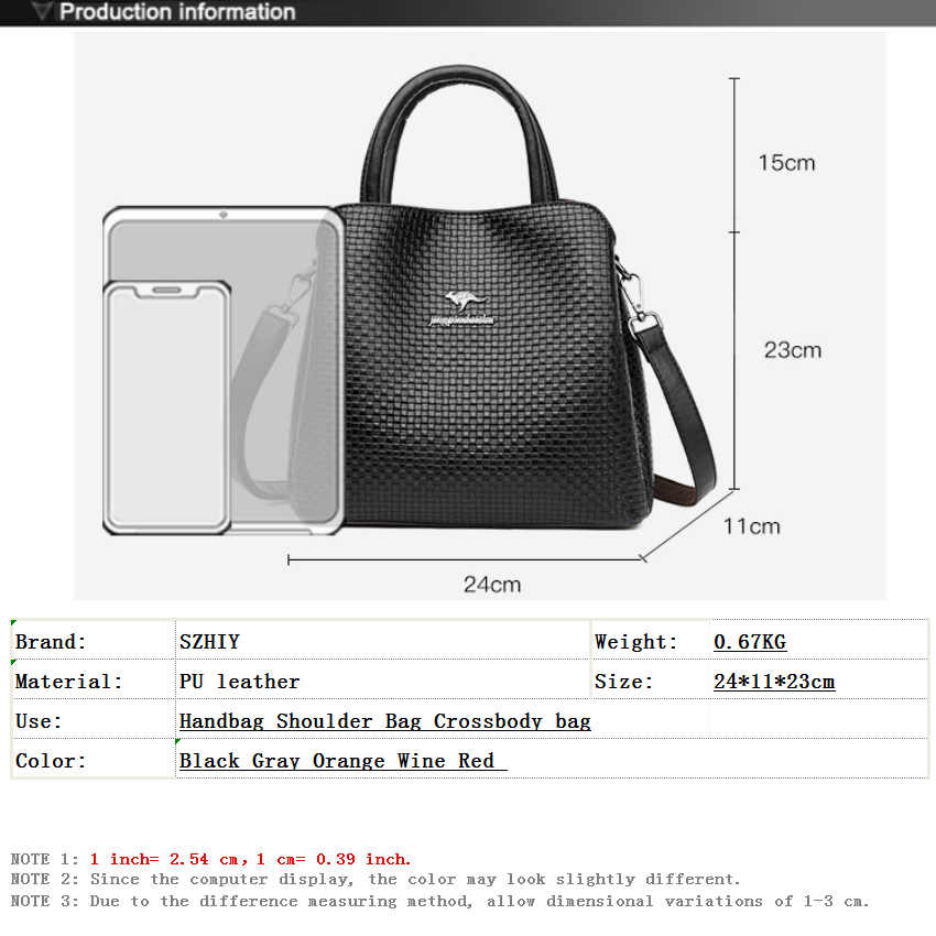 Luxury Handbag for Women Offic - Luxury Bags Medium Size recensie en prijs