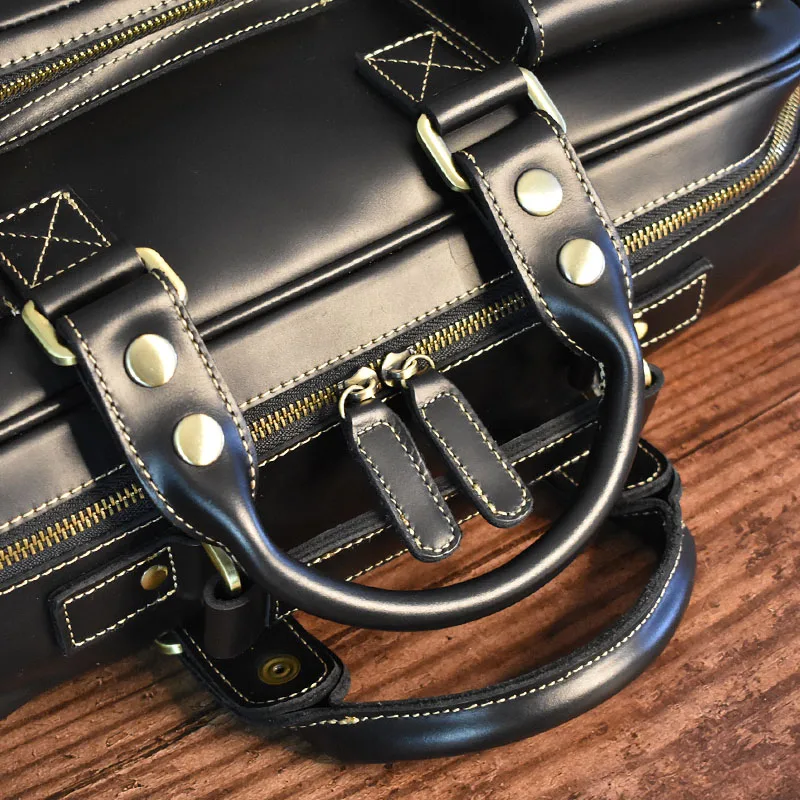 Vintage Men's Black Shoulder B - Luxury Bags Laptop recensie en prijs