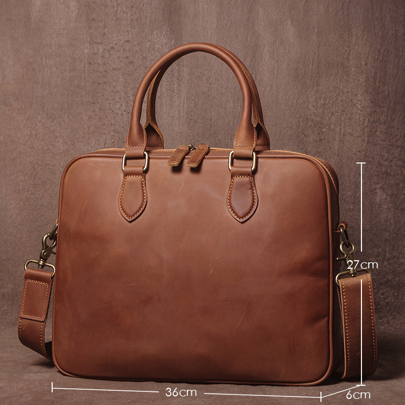 GURO Men Crazy Horse Cowhide B - Luxury Bags Tote recensie en prijs