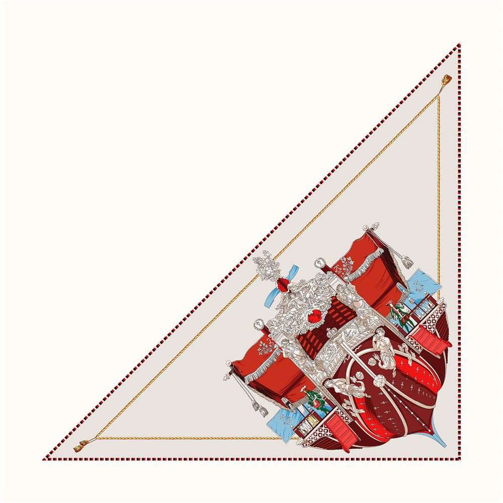 Triangle Shape Silk Twill Scar - Luxury Bags La recensie en prijs