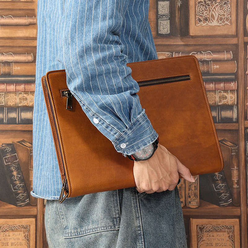 Crazy Horse leather Ipad case  - Luxury Bags Laptop recensie en prijs