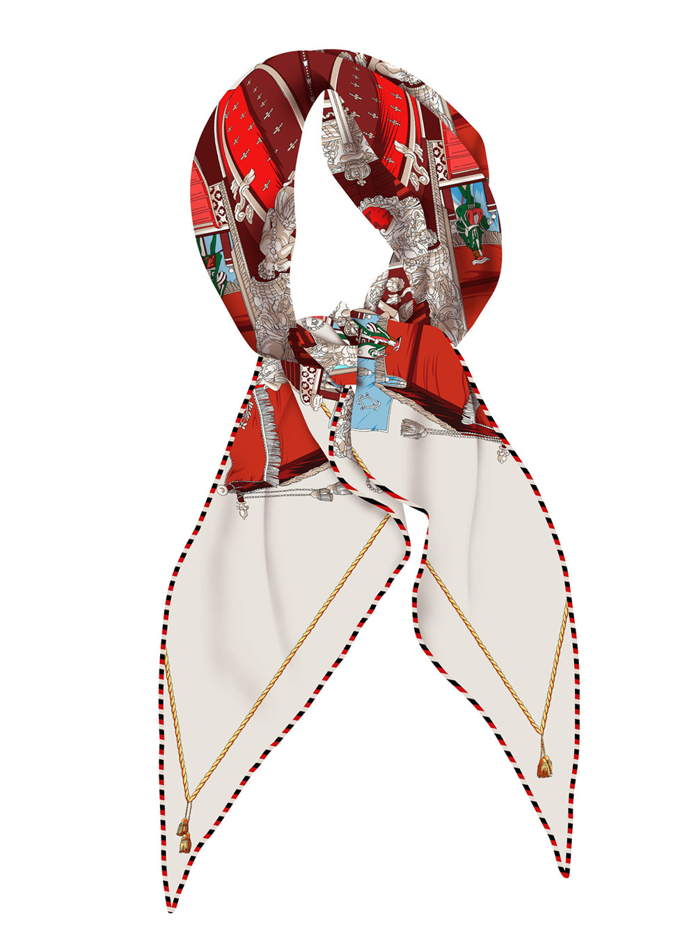 Triangle Twill Scarf Luxury Wo - Luxury Bags La recensie en prijs