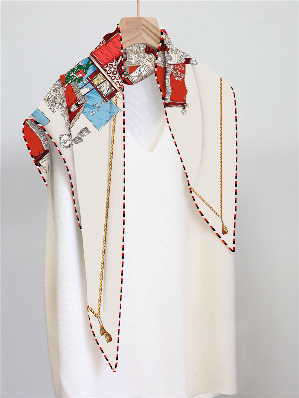 Triangle Twill Scarf Luxury Wo - Luxury Bags La recensie en prijs